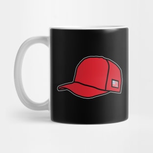 Trucker Hats Red Graphic Mug